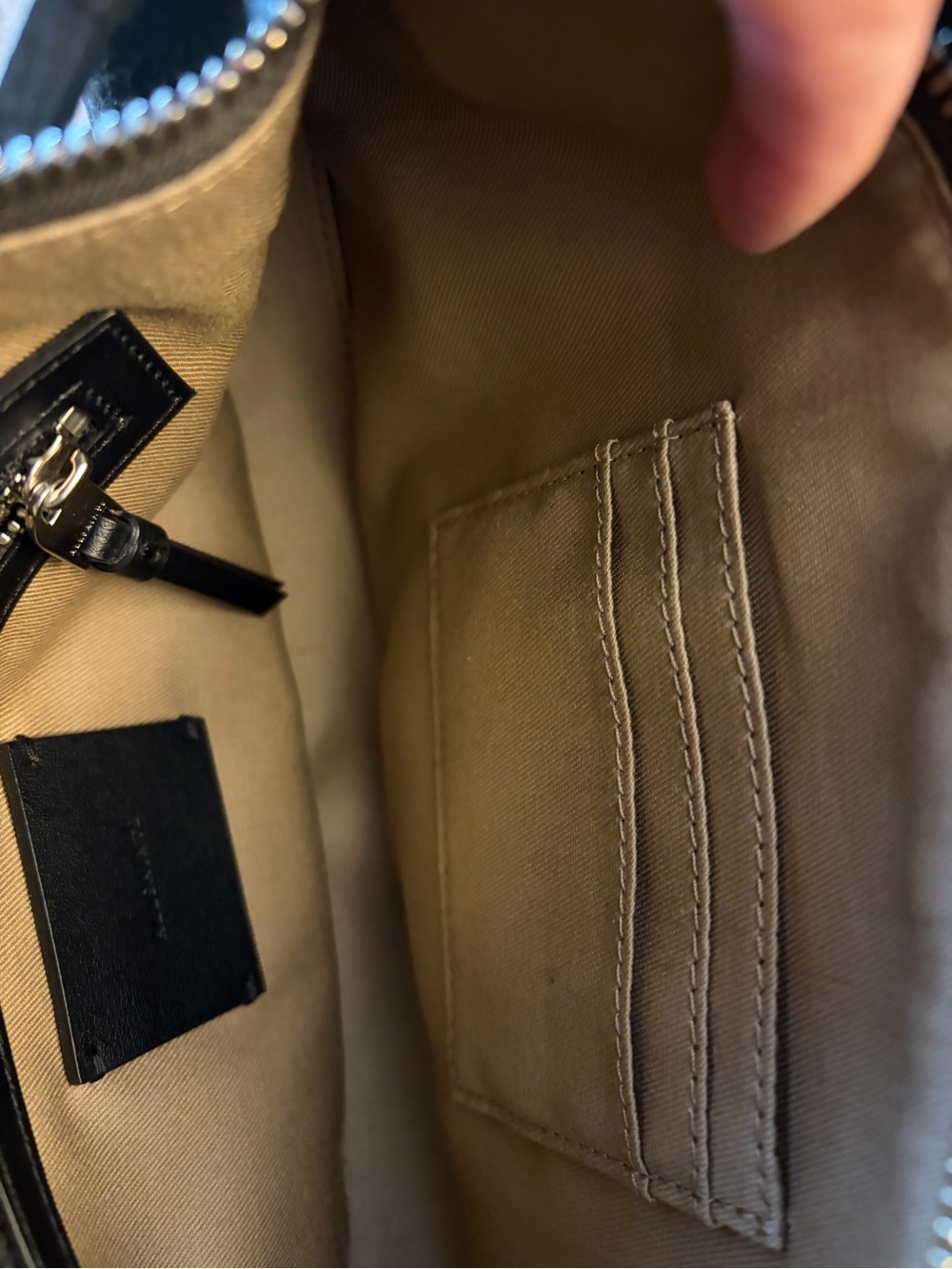 Allsaints Leather Half Moon Crossbody bag - Picture 12 of 13